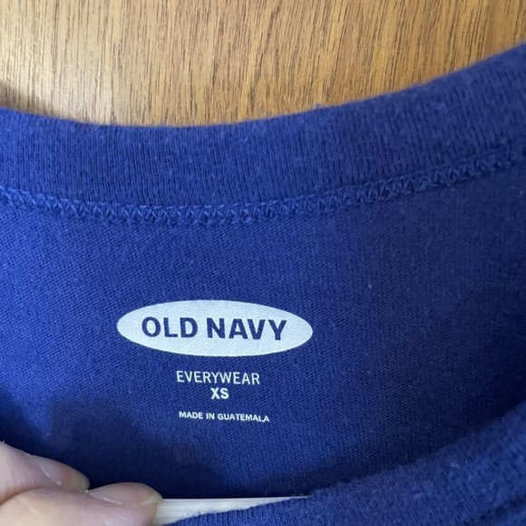 Set of 3 Old Navy Short Sleeve TShirts Top Women's Size XSmall Blue Yellow EUC - Picture 8 of 13